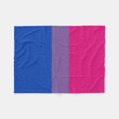 Achtergrond voor gekleurde vlag met biseksuele pri fleece deken (Voorkant (Horizontaal))