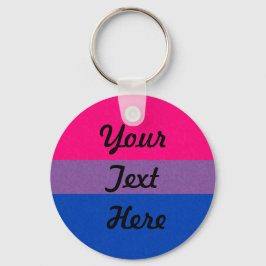 Achtergrond voor gekleurde vlag met biseksuele pri sleutelhanger