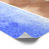 achtergrond voor grote waterverf - waterverf verve poster (Hoek)