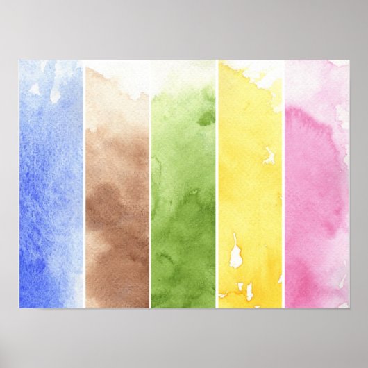 achtergrond voor grote waterverf - waterverf verve poster (Voorkant)
