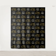 Achtergrond voor 'Happy New Year Step and Repeat P