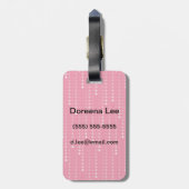 Achtergrond voor honingzuigers bagagelabel (Achterkant verticaal)