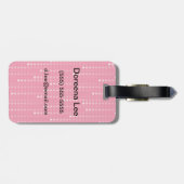 Achtergrond voor honingzuigers bagagelabel (Achterkant horizontaal)