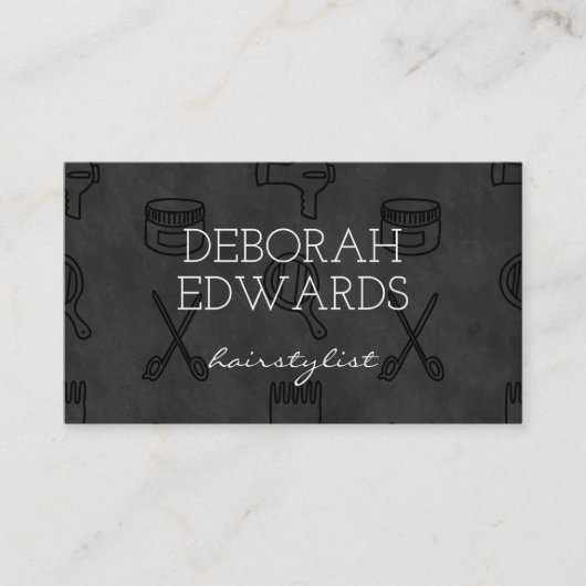 Achtergrond voor hoofdgereedschappen visitekaartje (Voorkant)