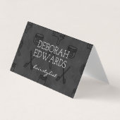 Achtergrond voor hoofdgereedschappen visitekaartje (Voorkant)