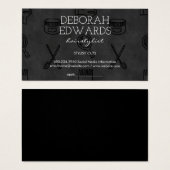 Achtergrond voor hoofdgereedschappen visitekaartje (Voorkant /achterkant)