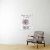 Achtergrond voor inhuldiging van Koning Charles II Wandkleed (In situ)