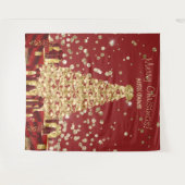 Achtergrond voor kerstfeestfoto's wandkleed (Voorkant (horizontaal))