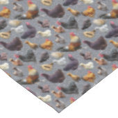 Achtergrond voor kippen op Glitter Background Tafelkleed (Gekanteld)