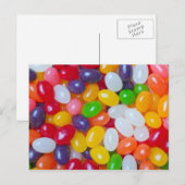 Achtergrond voor kwallen - Paasgeleibonen Feestdagenkaart (Voorkant / Achterkant)