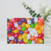 Achtergrond voor kwallen - Paasgeleibonen Kaart (Staand voorkant)