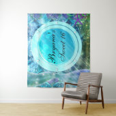 Achtergrond voor Mermaid Tail Enchanted Ocean-have Wandkleed (In situ)