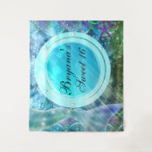 Achtergrond voor Mermaid Tail Enchanted Ocean-have Wandkleed (Voorkant)