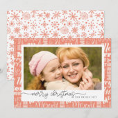 Achtergrond voor Merry-tekst Kaart (Voorkant / Achterkant)