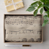 Achtergrond voor muziekblad Junk Journal Tissuepapier (Geschenk)