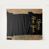 Achtergrond voor Nieuwjaarsviering Wandkleed (Voorkant (horizontaal))