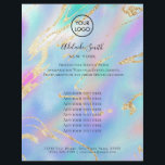 achtergrond voor pastelkleuren flyer<br><div class="desc">make - up kunstenaar schoonheidsspecialist flyer</div>