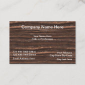 Achtergrond voor professioneel hout visitekaartje (Voorkant)