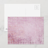 Achtergrond voor roze diamanten briefkaart (Voorkant / Achterkant)