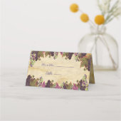 Achtergrond voor Rustic Paper Winery Wedding Plaatskaartje (Achterkant)