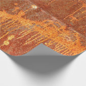 achtergrond voor ruw metalen paneel cadeaupapier (Hoek)