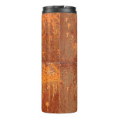 achtergrond voor ruw metalen paneel thermosbeker (Achterkant)