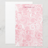 Achtergrond voor Sjabloon van randapparaat roze sp Briefpapier (Voorkant / Achterkant)