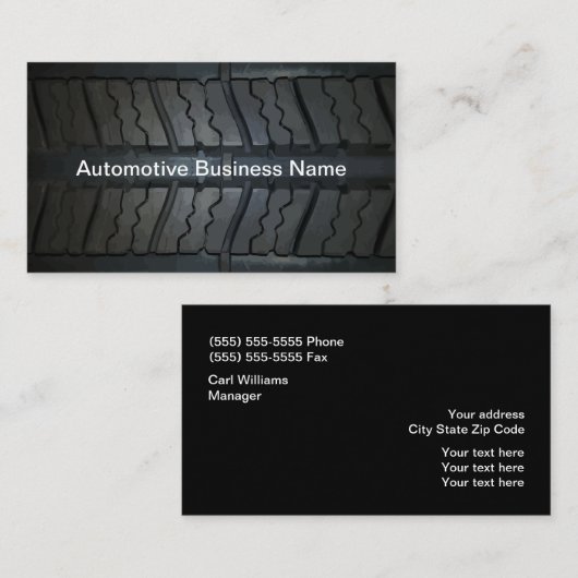 Achtergrond voor tapeband voor auto's visitekaartje (Voorkant / Achterkant)