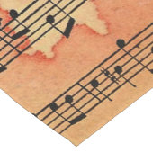 Achtergrond voor Victoriaans muziekblad Korte Tafelloper (Hoek)