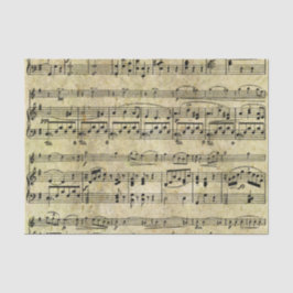 Achtergrond voor Victoriaans muziekblad Tissuepapier