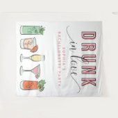 Achtergrond voor vrijgezellenfeest 'Dronken van Li Wandkleed (Voorkant (horizontaal))