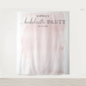 Achtergrond voor vrijgezellenfeest met blozende br wandkleed (Voorkant)