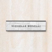 Achtergrond voor wandontwerp Moderne grijs zwart Deurbordje (Voorkant)