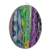 Achtergrond voor weefsels dartbord (Voorkant Links)