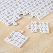 Achtergrond vraagteken legpuzzel (Zijkant)