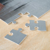 Achtergrond vrachtschip legpuzzel (Zijkant)