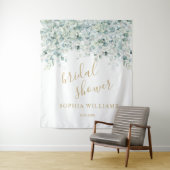 Achtergrond vrijgezellenfeest - Eucalyptusbladeren Wandkleed (In situ)