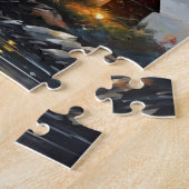 Achtergrond vuurtoren legpuzzel (Zijkant)