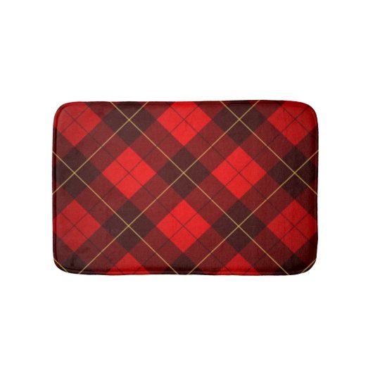 Achtergrond Wallace tartan Badmat (Voorkant)