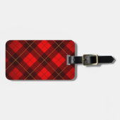 Achtergrond Wallace tartan Bagagelabel (Voorkant horizontaal)