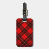 Achtergrond Wallace tartan Bagagelabel (Voorkant verticaal)