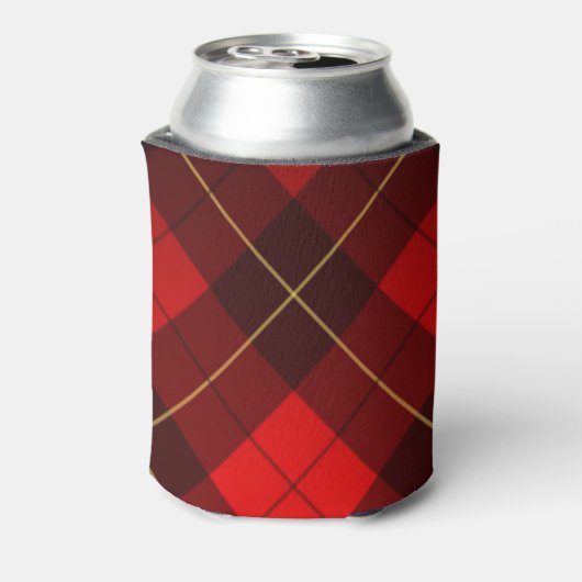 Achtergrond Wallace tartan Blikjeskoeler (Blikje Achterkant)