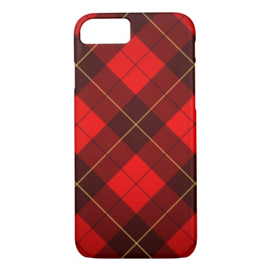 Achtergrond Wallace tartan Case-Mate iPhone Case (Achterkant)
