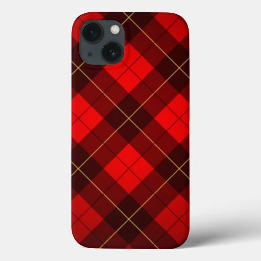 Achtergrond Wallace tartan Case-Mate iPhone Case (Achterkant)