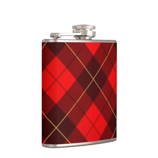Achtergrond Wallace tartan Heupfles (Rechts)