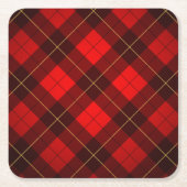 Achtergrond Wallace tartan Kartonnen Onderzetters (Voorkant)