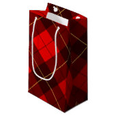 Achtergrond Wallace tartan Klein Cadeauzakje (Voorkant Gekanteld)