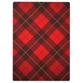 Achtergrond Wallace tartan Klembord (Achterkant)