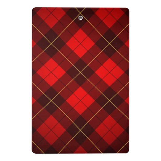 Achtergrond Wallace tartan Mini Klembord (Achterkant)