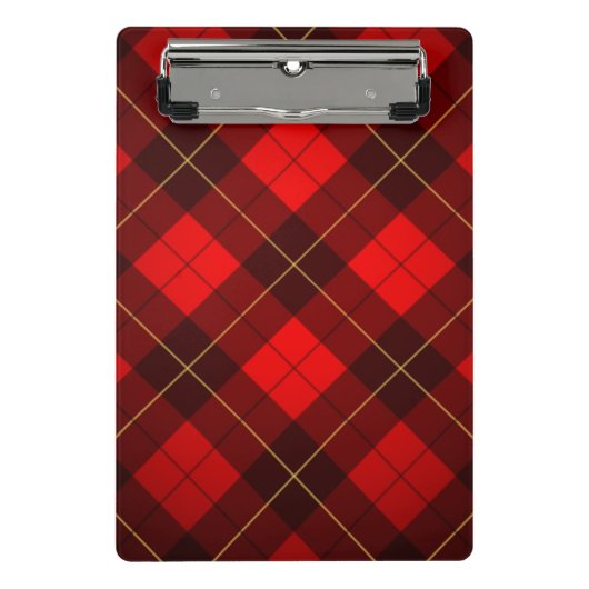 Achtergrond Wallace tartan Mini Klembord (Voorkant)